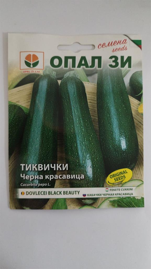 Тиквички Черна красавица 5 г Опал ЗИ